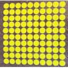 100 Buegelpailletten  5mm Neon gelb